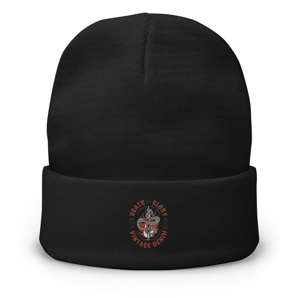 Death or Glory - Sword Snake Knit Beanie