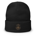 Defend us in battle - Knight with sword Knit Beanie