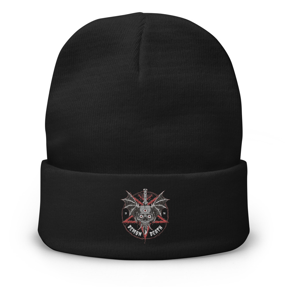 DEMON DEATH Knit Beanie
