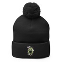 'Enjoy Your Trip' Punk Skull Pom-Pom Knit Cap