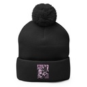 'Press Pause' Anime Gaming Pom-Pom Knit Cap