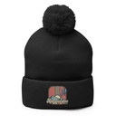 Albuquerque - Retro Hot Air Baloon Pom-Pom Knit Cap
