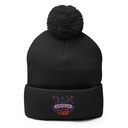 All American Pom-Pom Knit Cap