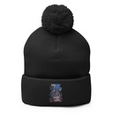 American Biker for Life Pom-Pom Knit Cap