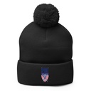American Football Sport Pom-Pom Knit Cap