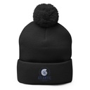Atlantic Denim - Nautical Pom-Pom Knit Cap