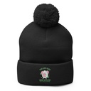 Avo Love - Typographic Cartoon Streetwear Pom-Pom Knit Cap