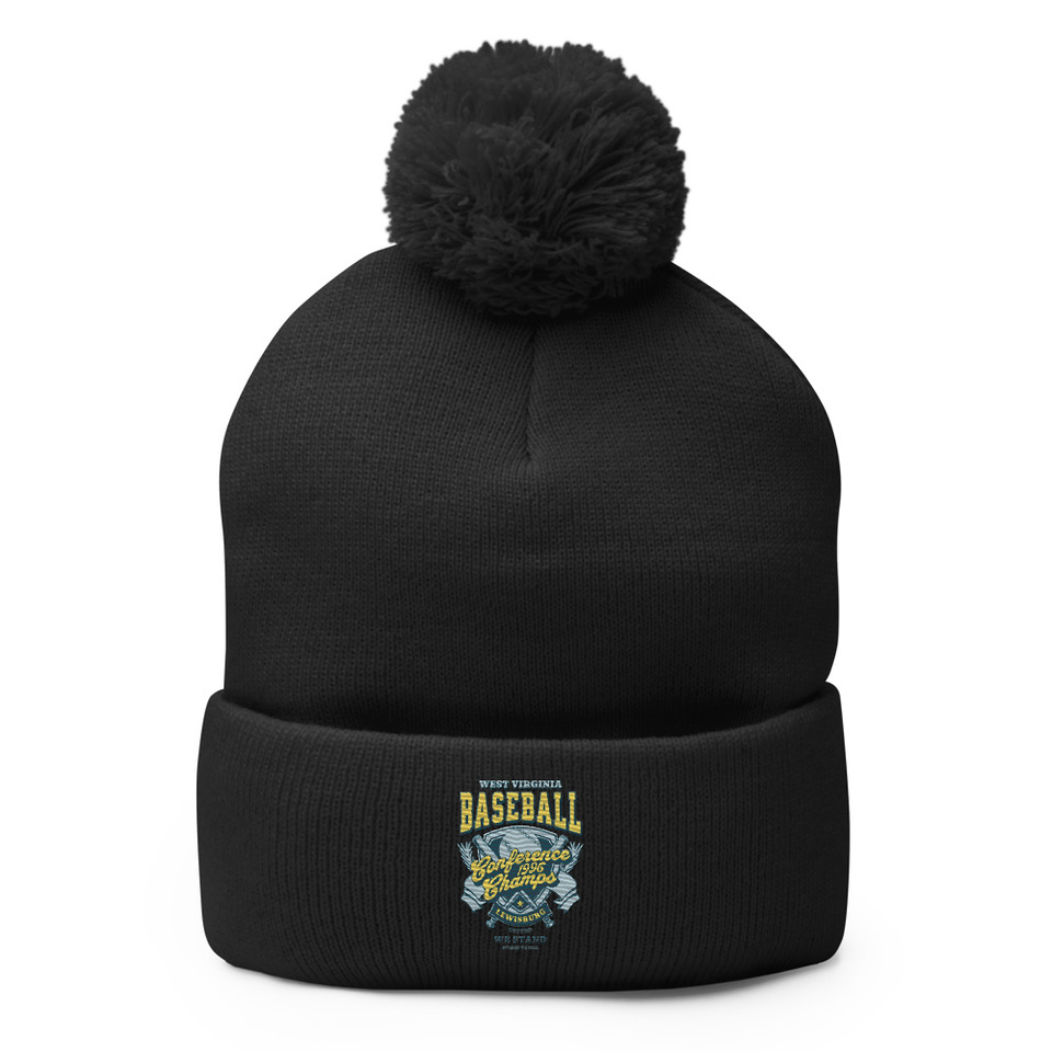 Baseball Conference Championships - Athlectic Badge Pom-Pom Knit Cap