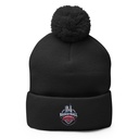 Basketball Sports Logo Pom-Pom Knit Cap