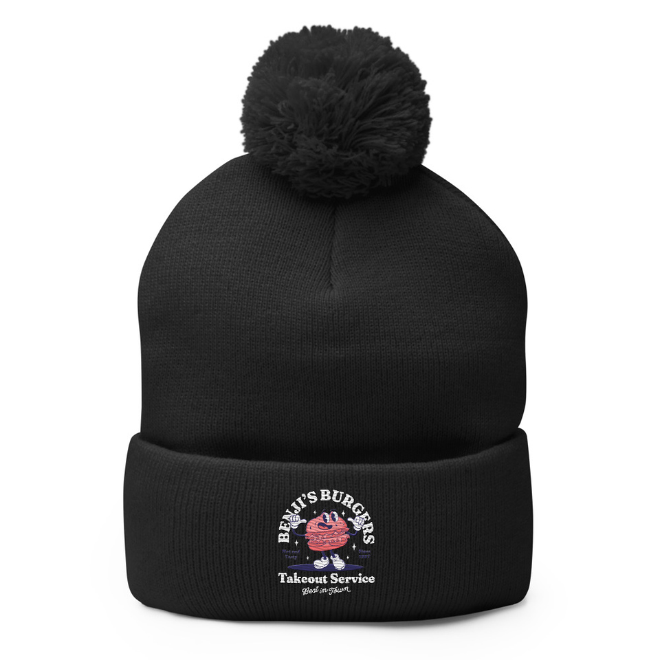Benji's Burgers - Fast Food Pom-Pom Knit Cap