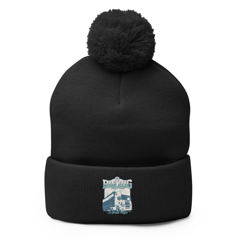 Big Rig Express Pom-Pom Knit Cap