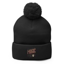 Black Cat Magic Pom-Pom Knit Cap
