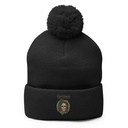Black Raven Tattoo - Skull & Thorns Pom-Pom Knit Cap