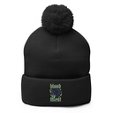 Blood Thirst - Neon Dog Pom-Pom Knit Cap