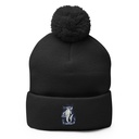 Blue Mermaid - Nautical Pom-Pom Knit Cap