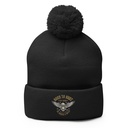 BORN TO HUNT- BE BRAVE & WILD Pom-Pom Knit Cap