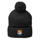 Born to Surf - But Forced to Work Pom-Pom Knit Cap