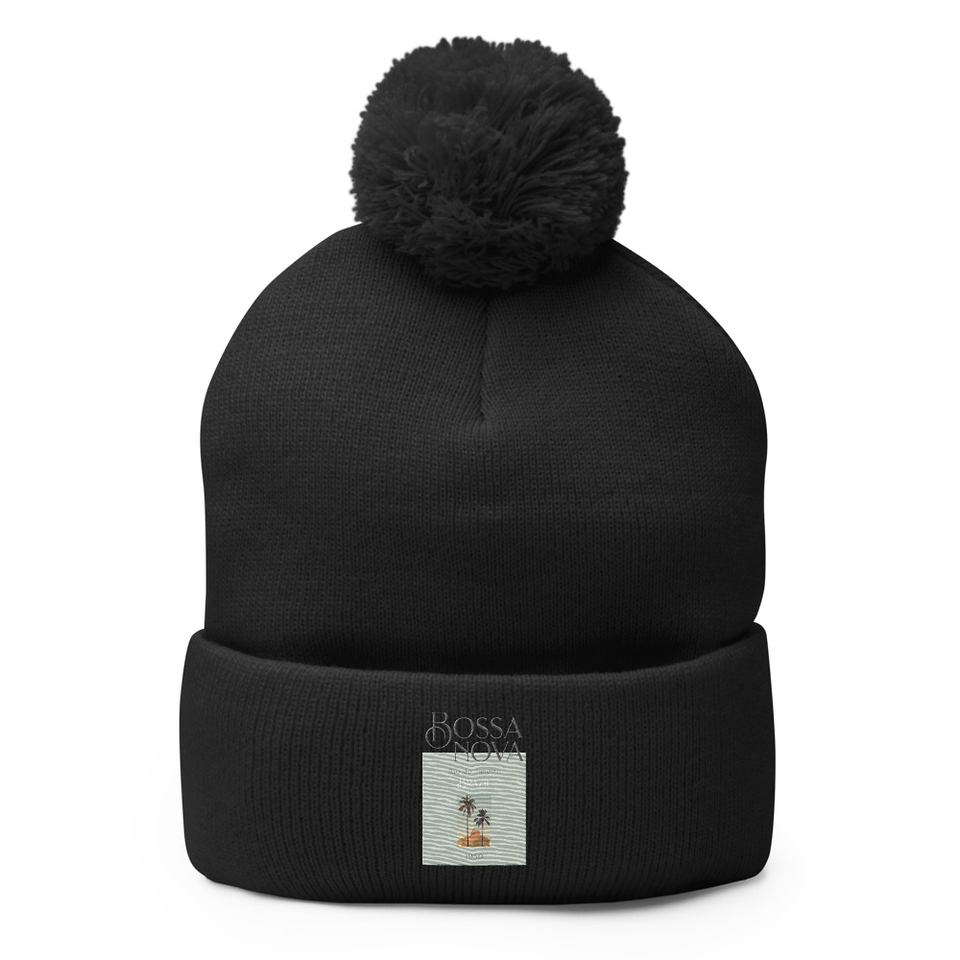 Bossa Nova Pom-Pom Knit Cap