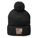 Brooklyn Basketball Team - Athletic Sports Pom-Pom Knit Cap