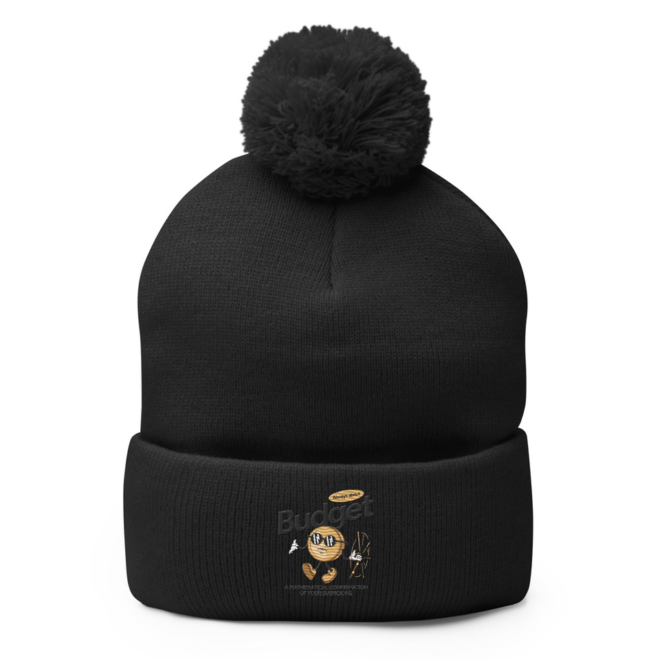 Budget Pom-Pom Knit Cap