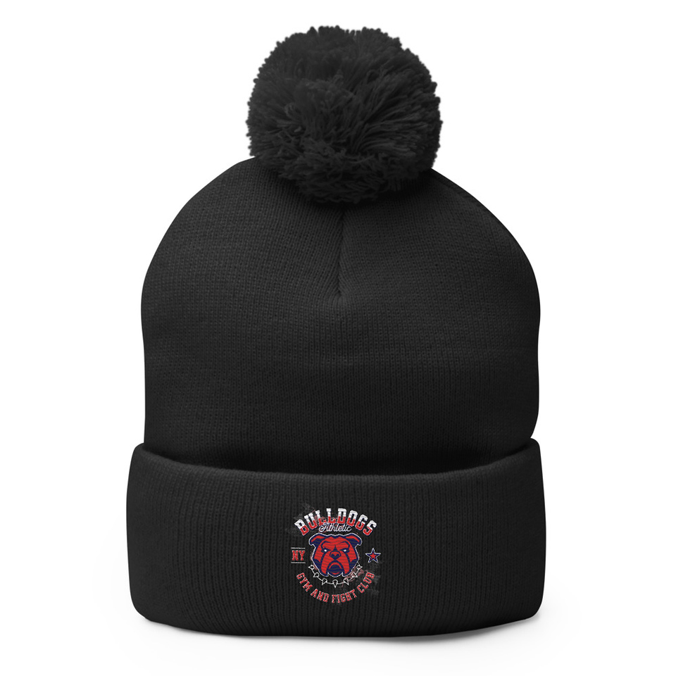 Bulldogs Athletic - Sports Apparel Pom-Pom Knit Cap