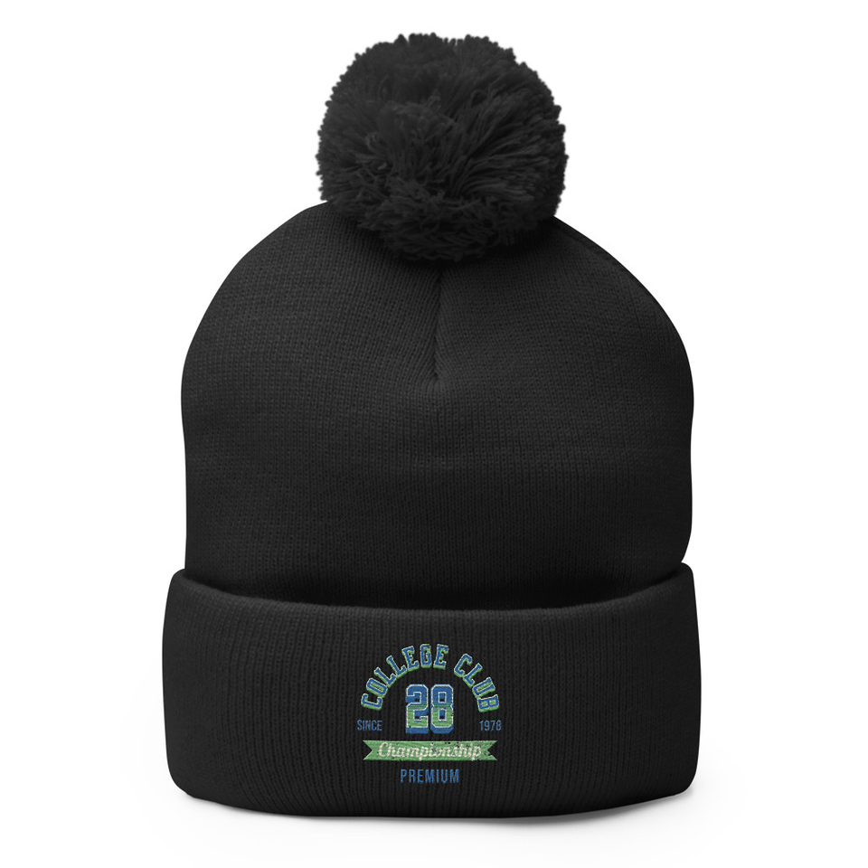 CC 28 Pom-Pom Knit Cap