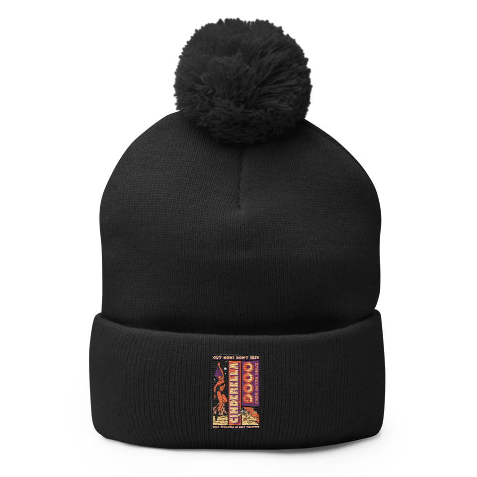 Cinderella 9000 - Retro Astronaut Pom-Pom Knit Cap