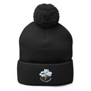 Cloud Whisperer - Rainy Weather Pom-Pom Knit Cap