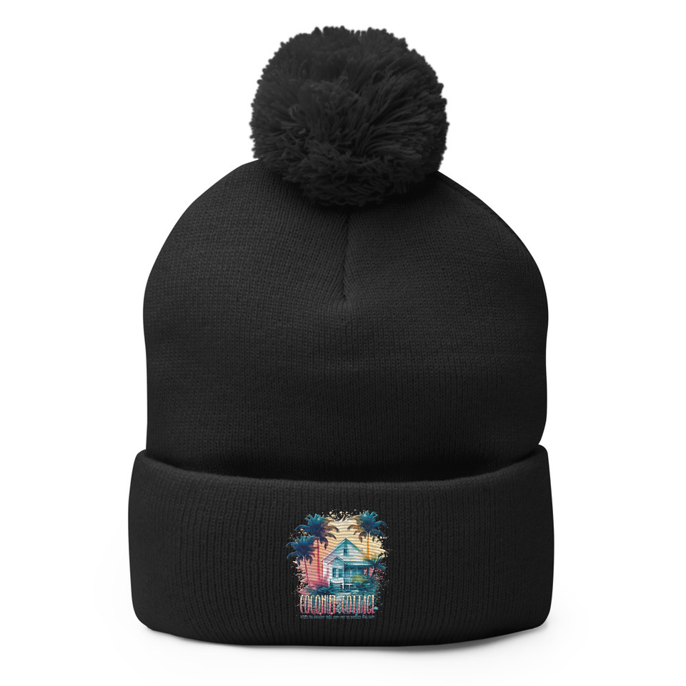 Coconut Cottage Pom-Pom Knit Cap