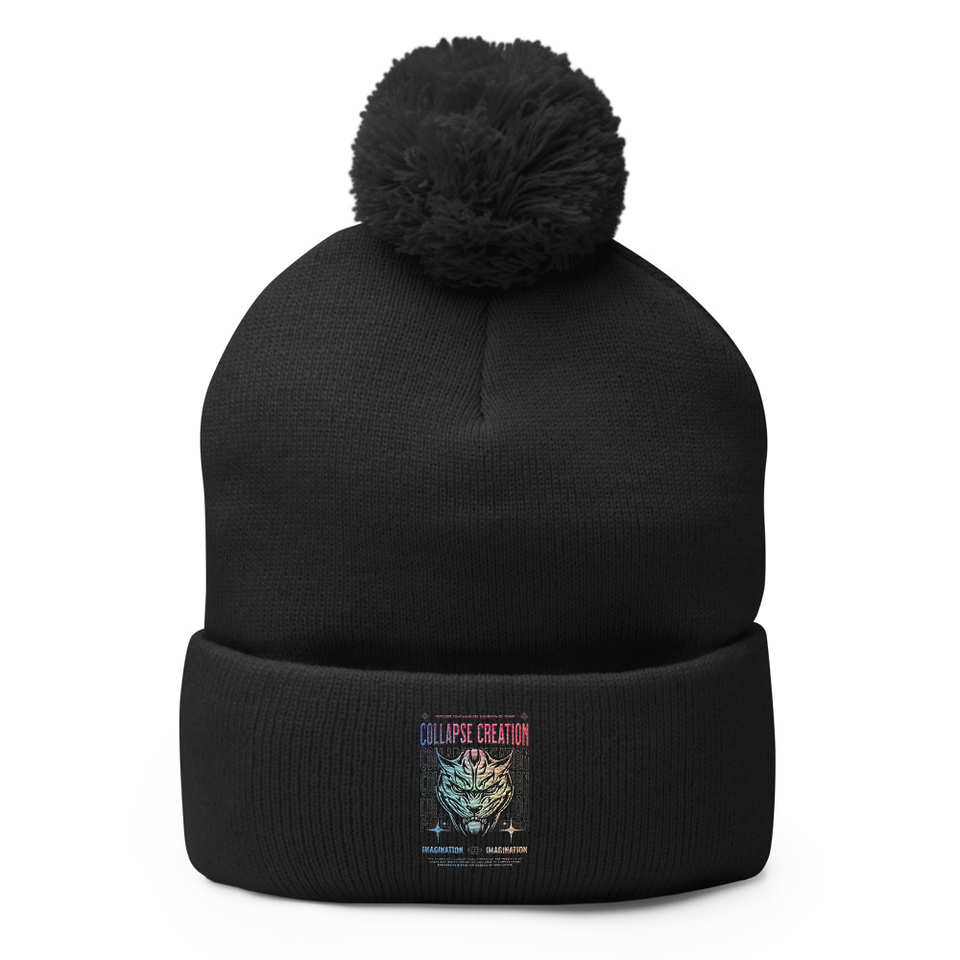 Collapse Creation Pom-Pom Knit Cap