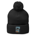 Cruise Ship Pom-Pom Knit Cap