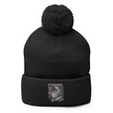 Cyborg - Y2k Style Pom-Pom Knit Cap