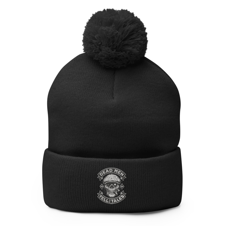 DEAD MEN TELL NO TALES Pom-Pom Knit Cap