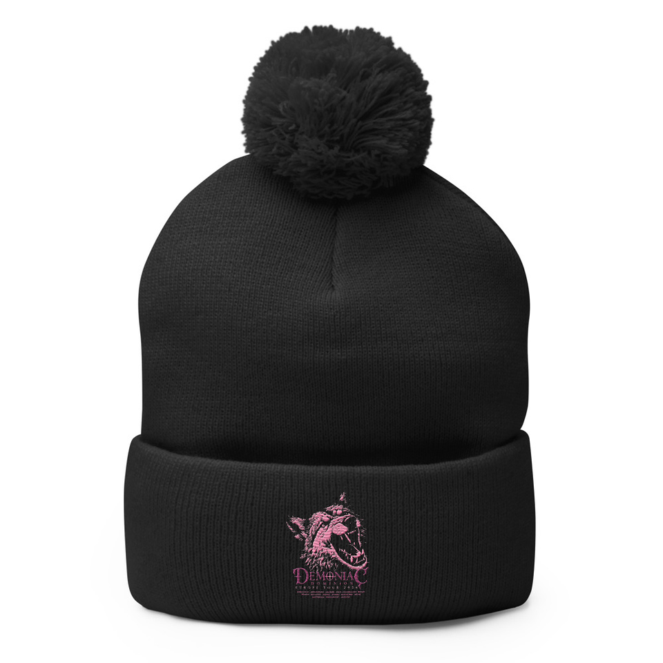 Demoniac Dominion Pom-Pom Knit Cap