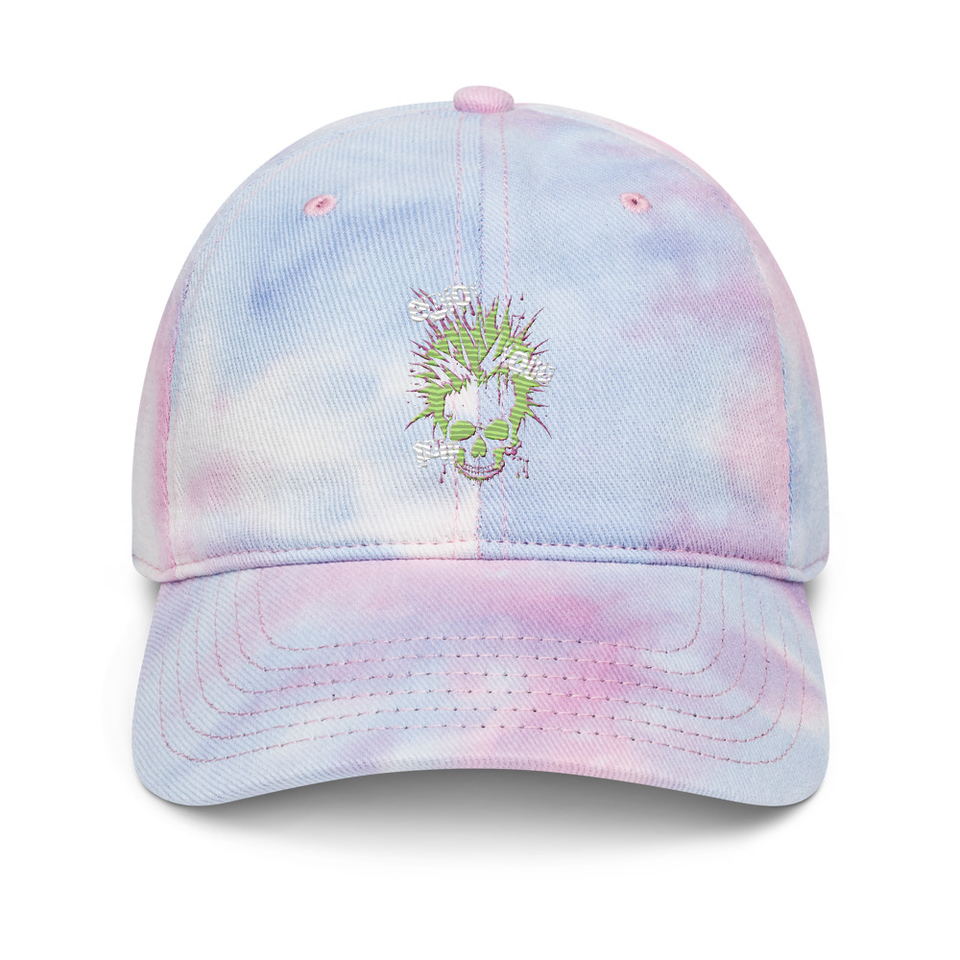 'Enjoy Your Trip' Punk Skull Tie-Dye Hat
