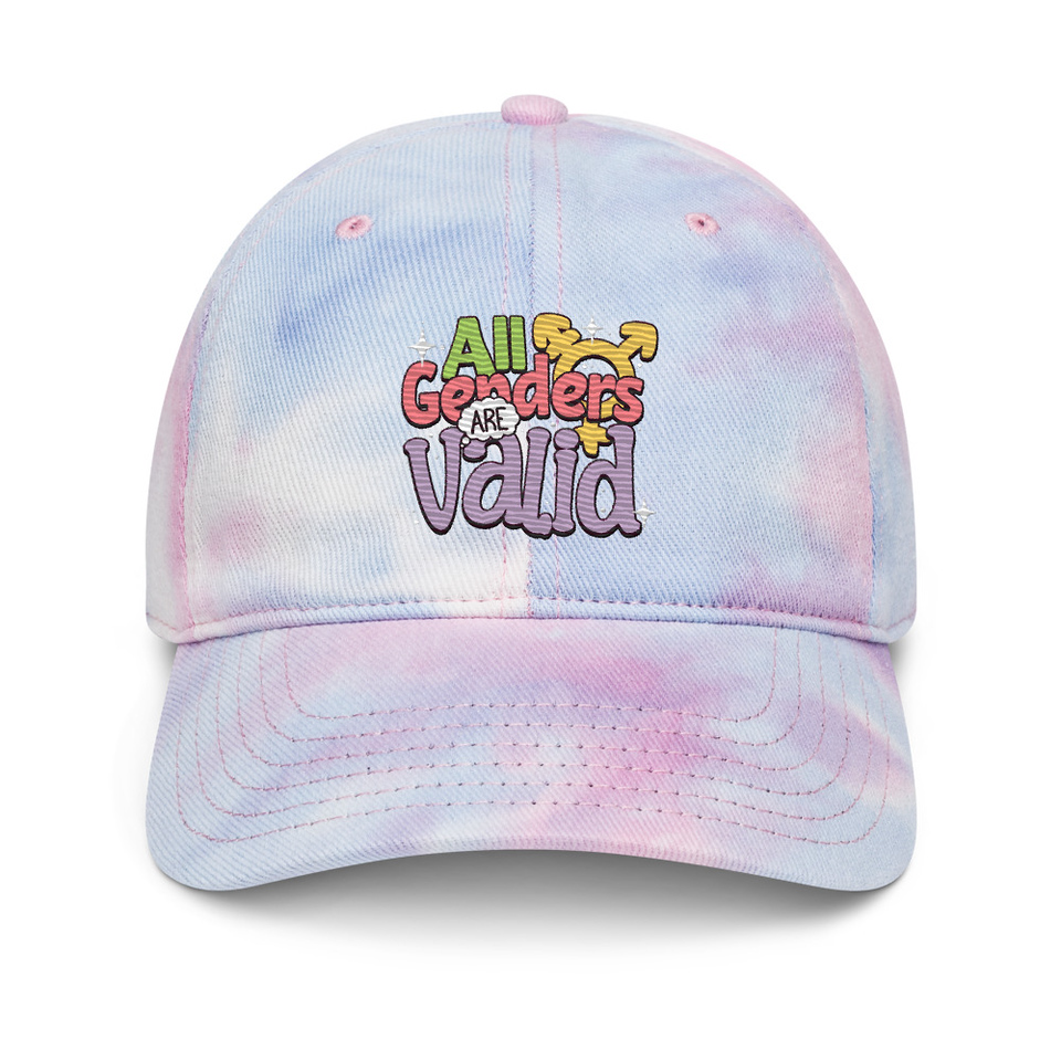 All Genders are Valid Tie-Dye Hat