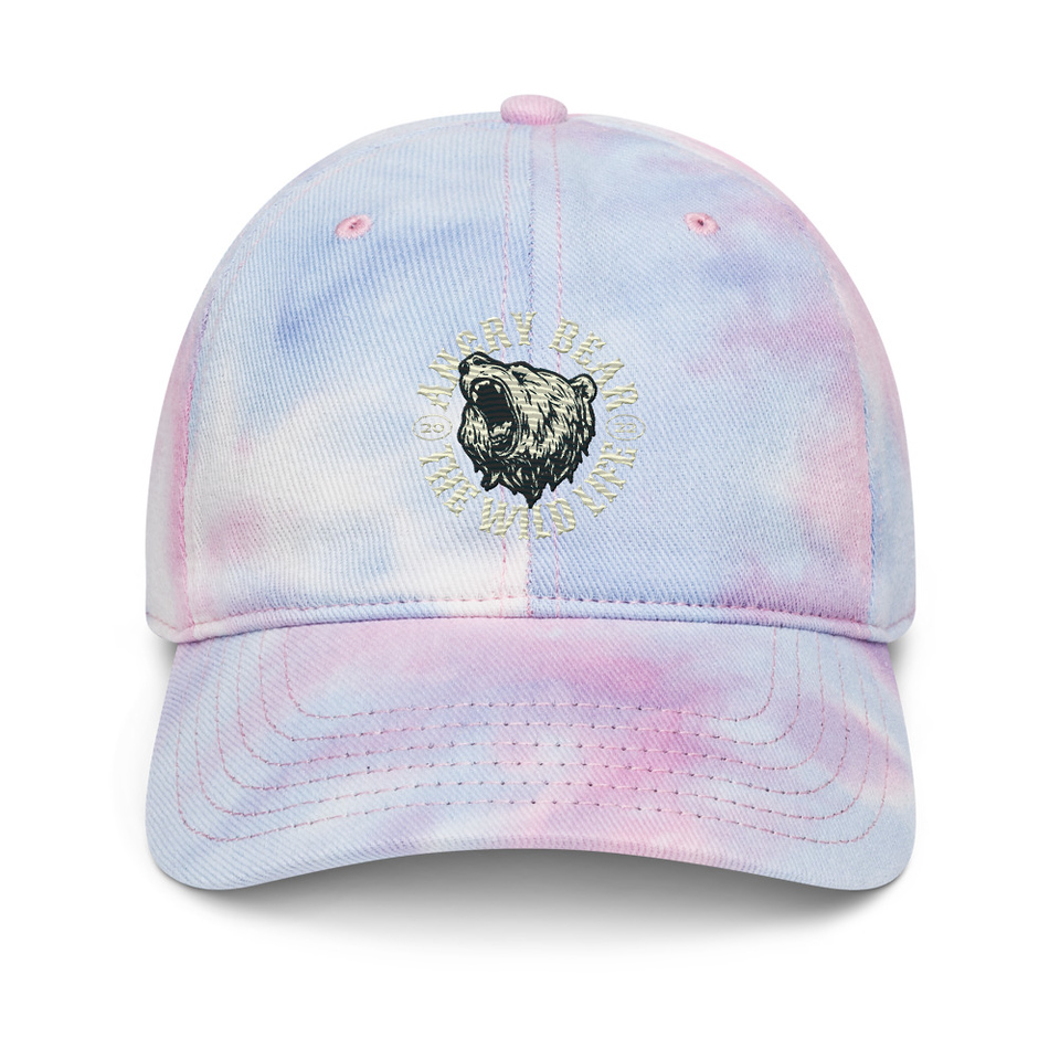 Angry Bear - Wild Life Animal Tie-Dye Hat