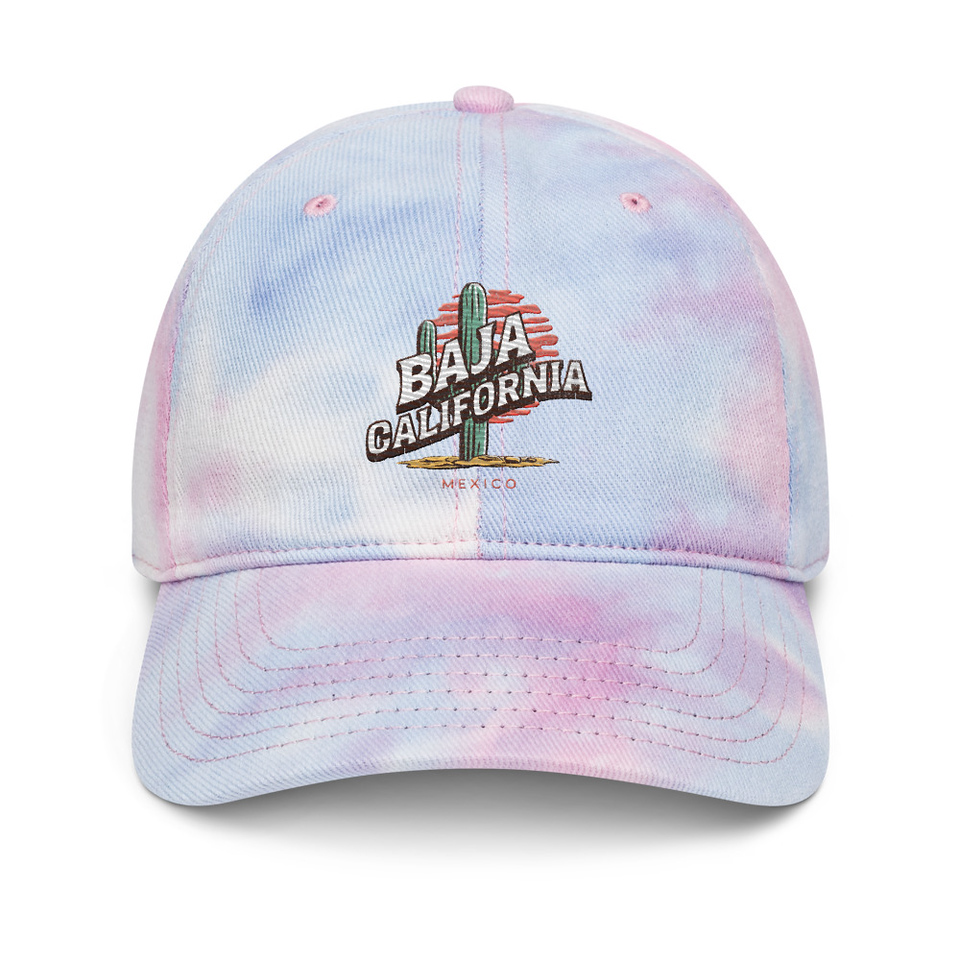 Baja Cali Mexico Tie-Dye Hat