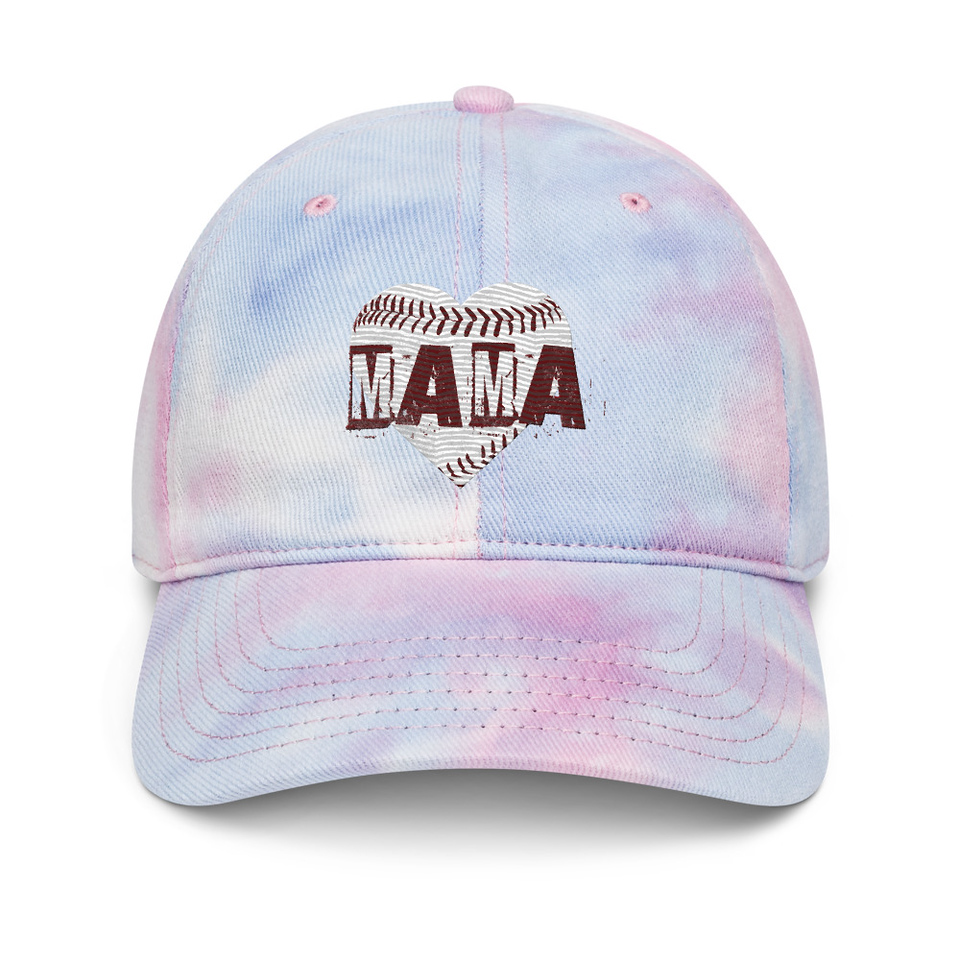 Baseball MAMA Tie-Dye Hat
