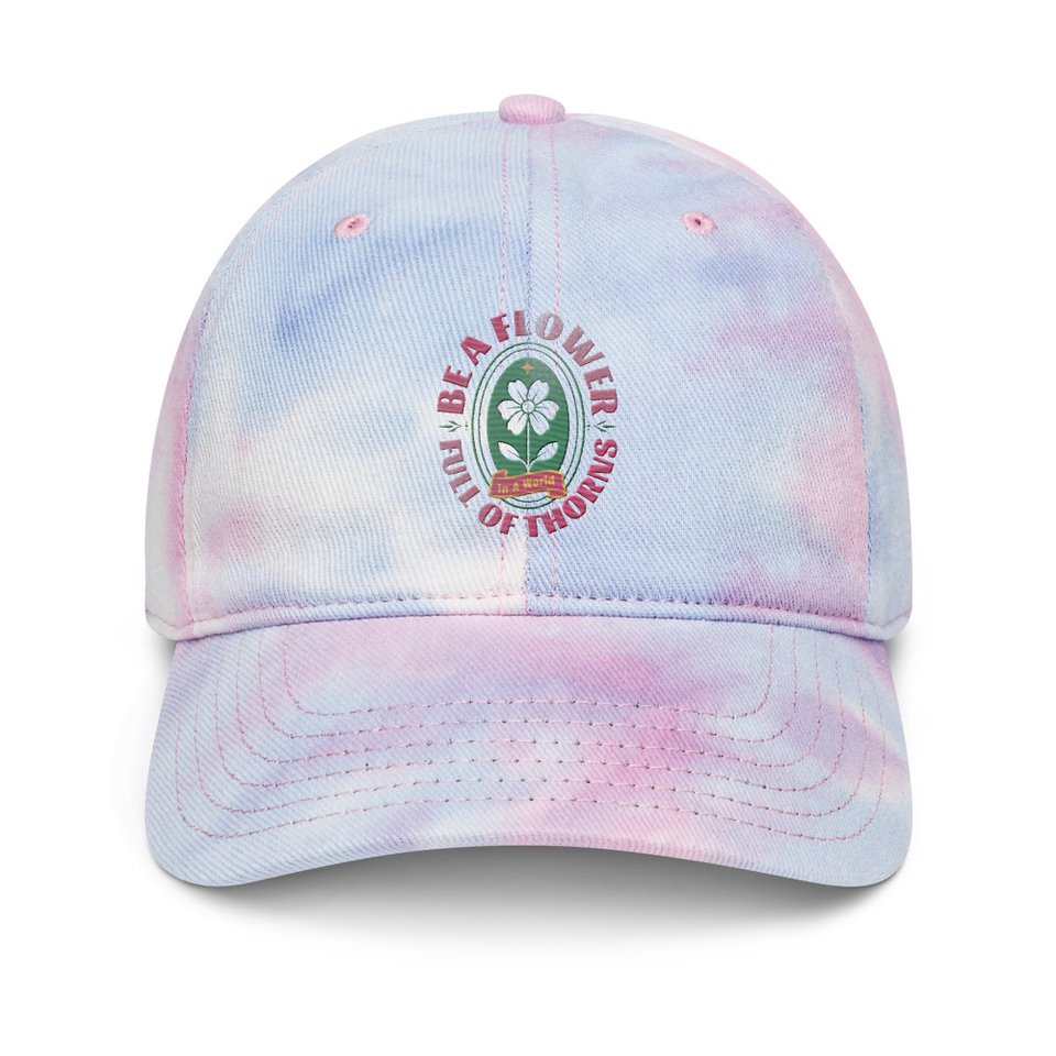 Be A Flower  Tie-Dye Hat