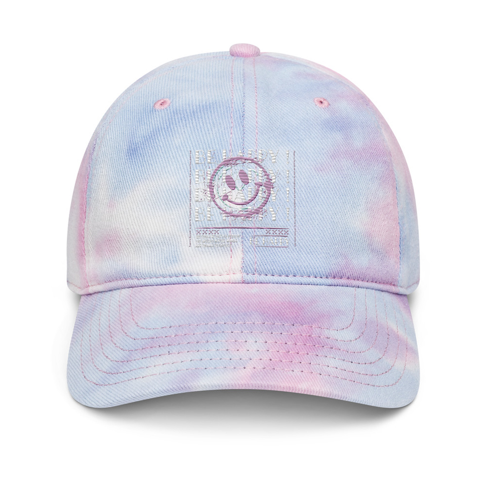 Be Happy ! Tie-Dye Hat