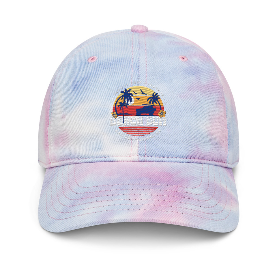 Beach Bum - Sunset Surfing Tie-Dye Hat