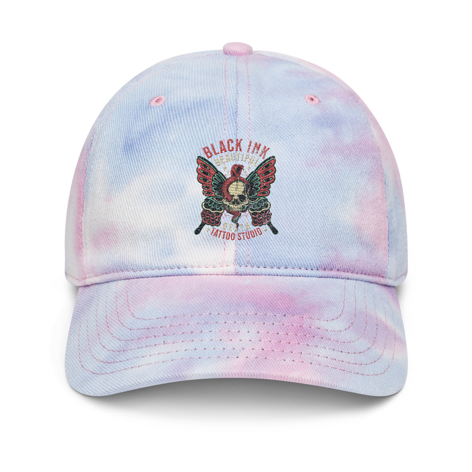 BLACK INK TATTOO Tie-Dye Hat