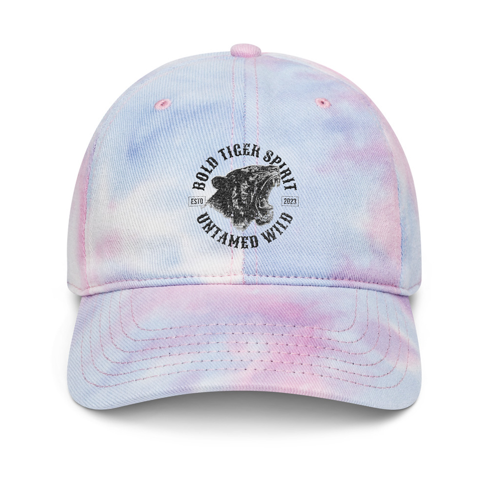 Bold Tiger Spirit Tie-Dye Hat