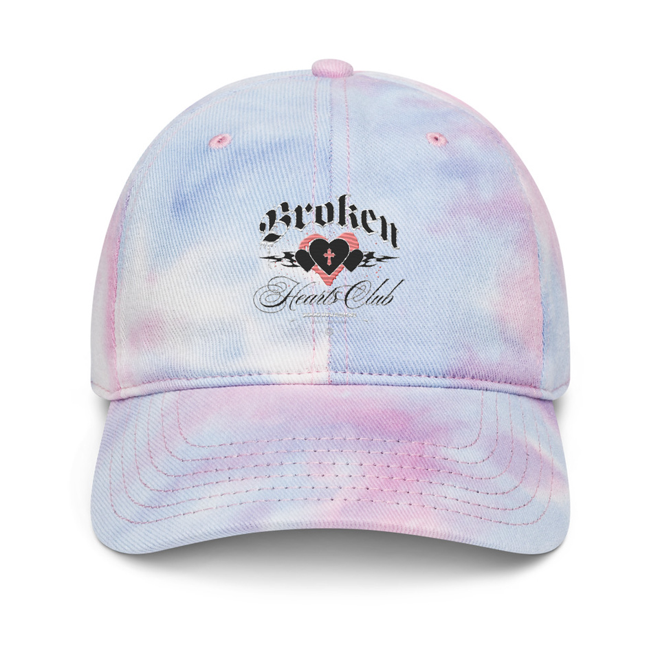 Broken Hearts Club Tie-Dye Hat