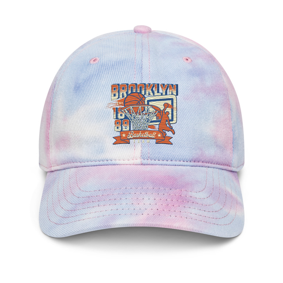 Brooklyn Basketball Team - Athletic Sports Tie-Dye Hat