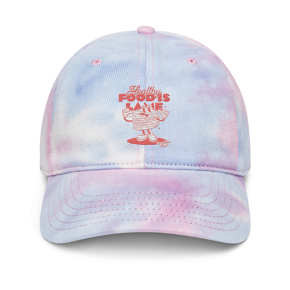 Burger Mascot Tie-Dye Hat