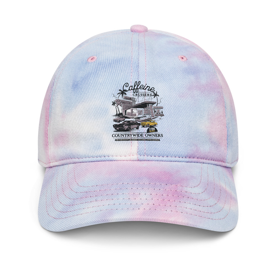 Caffeine Cruisers Tie-Dye Hat