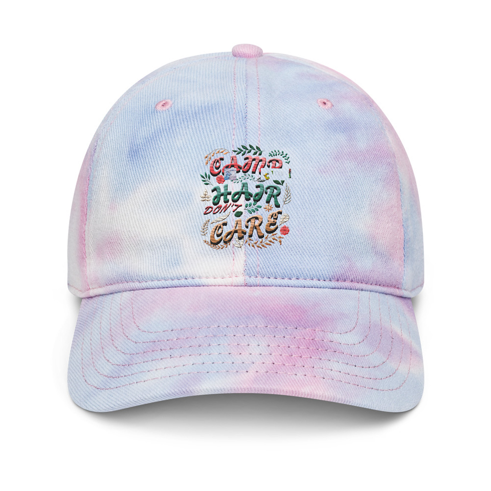 Camp Hair Don't Care Tie-Dye Hat