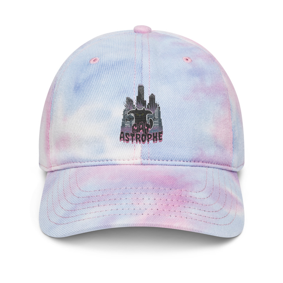 cat-astrophe Tie-Dye Hat